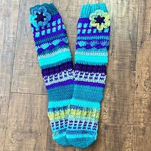 🦋 HP🦋Hand-Made Crocheted Slipper Socks🦋